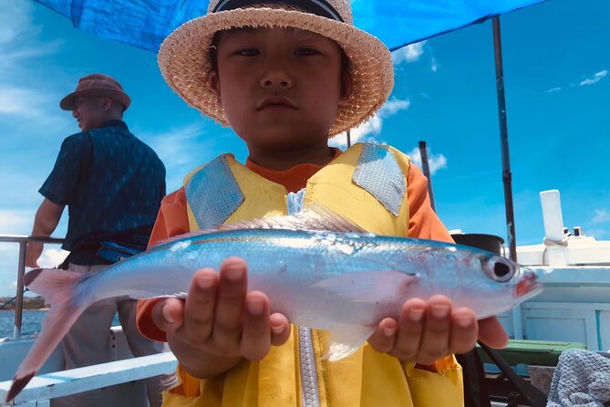 2 hours family fishing in Okinawa - A gentle introduction to boat fishing in Okinawa