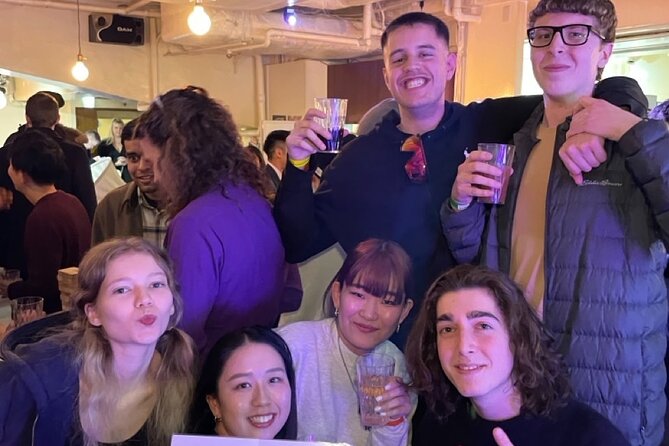 3Hour Osaka Pub Crawl Bar Hopping Nightlife Guided Tour in Namba - Stop three: the Japanese second-party bar in Dotonbori