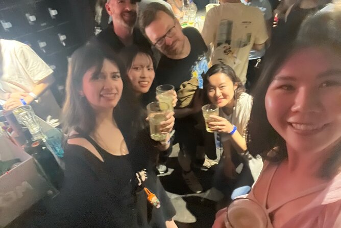 3Hour Osaka Pub Crawl Bar Hopping Nightlife Guided Tour in Namba - Stop one: settling in at HUB Shinsaibashi