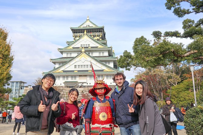 5-Hour Osaka Bike Tour to the Neighborhood of Osaka Castle - Lunch, okonomiyaki, mochi, and green tea