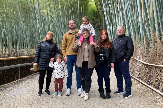 Arashiyama Bamboo Forest Family Bike Tour ( Infants & Kids ) - Quiet Arashiyama lanes and the rice fields