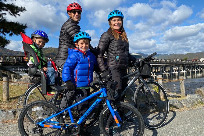 Arashiyama Bamboo Forest Family Bike Tour ( Infants & Kids ) - Kimono Forest, snacks, and the finish