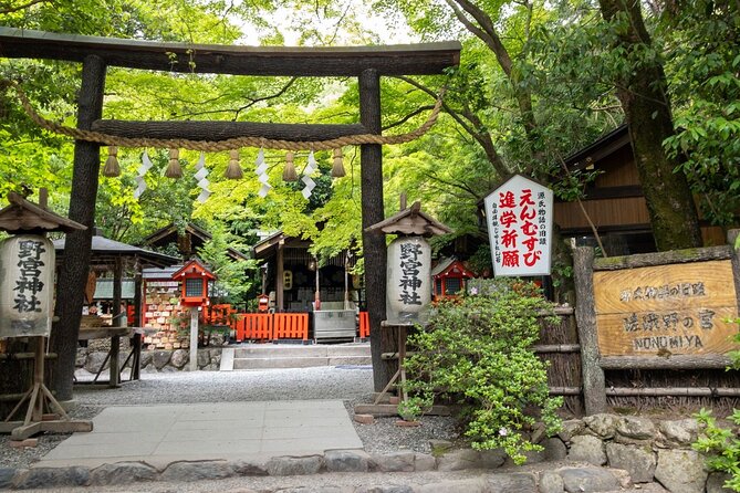 Arashiyama Hidden Gems: Walking Tour escaping crowds - Nonomiya Shrine and its black torii