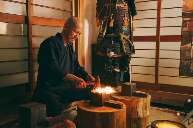 Authentic knife making experience at a blacksmith in Kyoto - Key points at a glance
