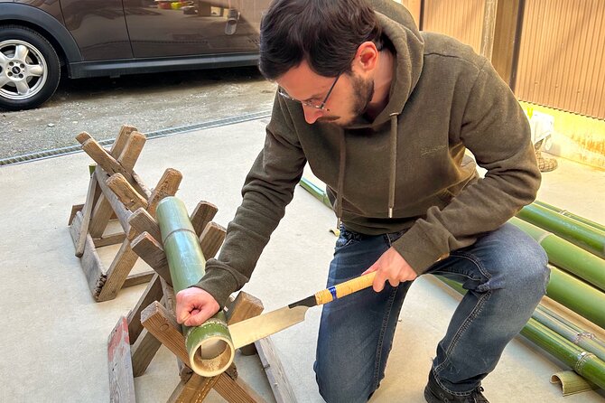 Bamboo LED Lantern Making Experience in Kyoto Arashiyama - Inside the family workshop