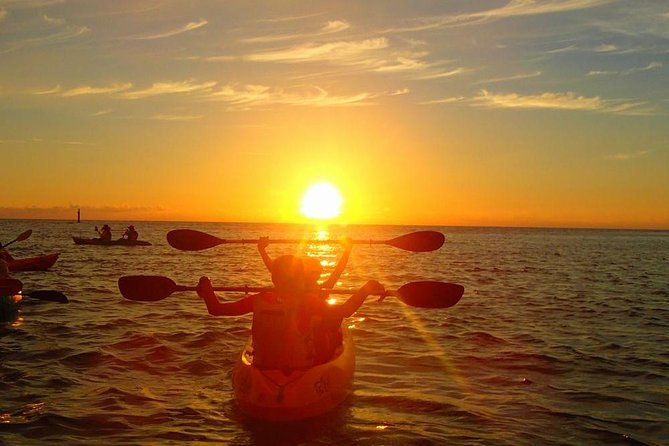 Beautiful sunset kayak tour in Okinawa - Photos, phone protection, and what to wear