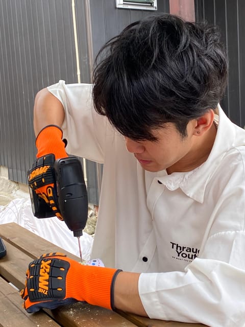 Beppu: Bamboo Lantern Workshop - What Masa and Ena add to the hour