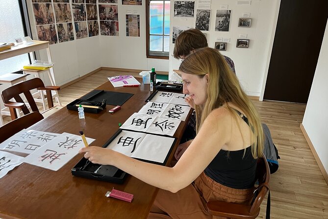Calligraphy Class for Beginners in a Century-old Japanese House - Why Beppu Words Make Better Calligraphy Practice