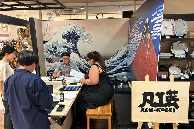 Calligraphy Workshop at Traditional Folk Craft Shop in Hiroshima - From hiragana practice to your chosen kanji
