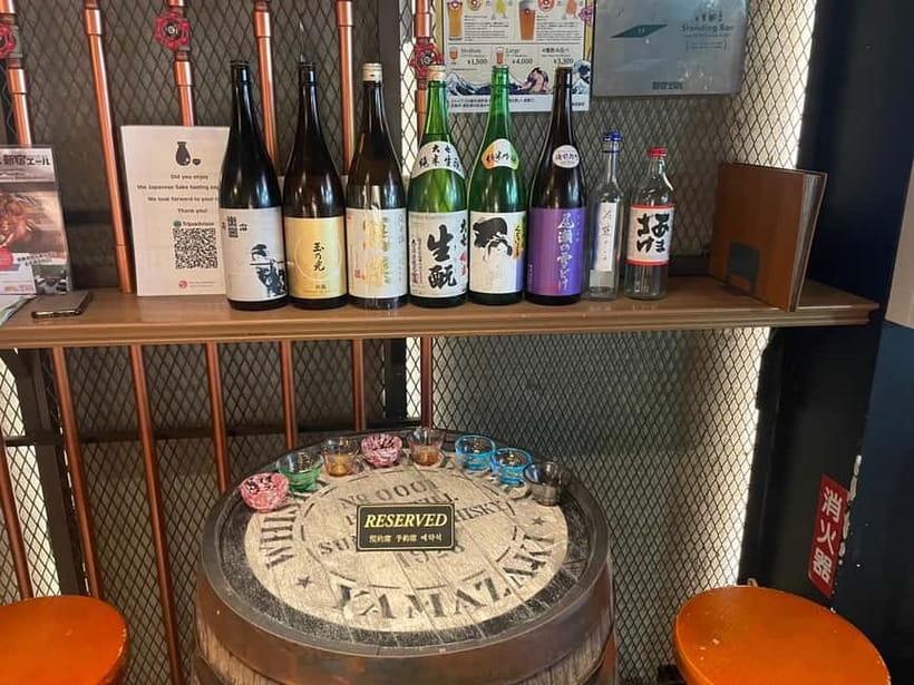 Casual Japanese sake tasting and snack experience, Kabukicho - Amazake closes the session on a sweet note
