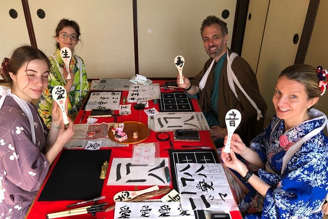Cultural Activities :Kimono, tea ceremony, Calligraphy and Amulet - Learning the rhythm of a tea ceremony