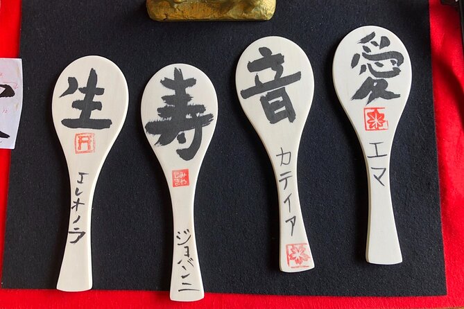Cultural Activities :Kimono, tea ceremony, Calligraphy and Amulet - Making an amulet at the temple