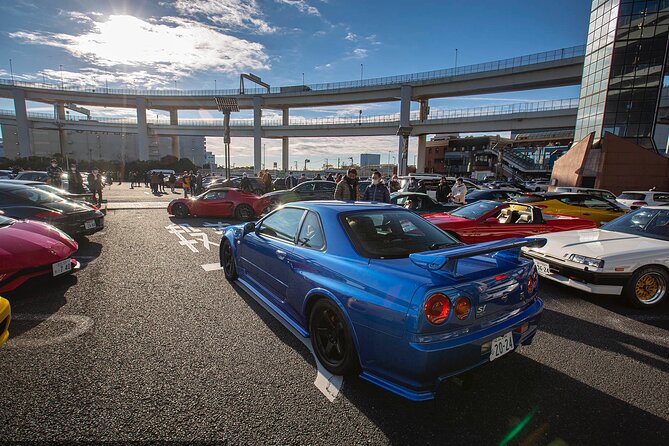 Daikoku Car Club Temporary Membership - Rainbow Bridge and Tokyo Bay after dark