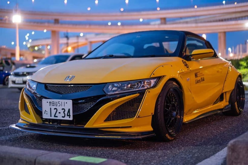 Daikoku Parking : going by this mini JDM - one customer only - Why this Honda S660 ride feels different