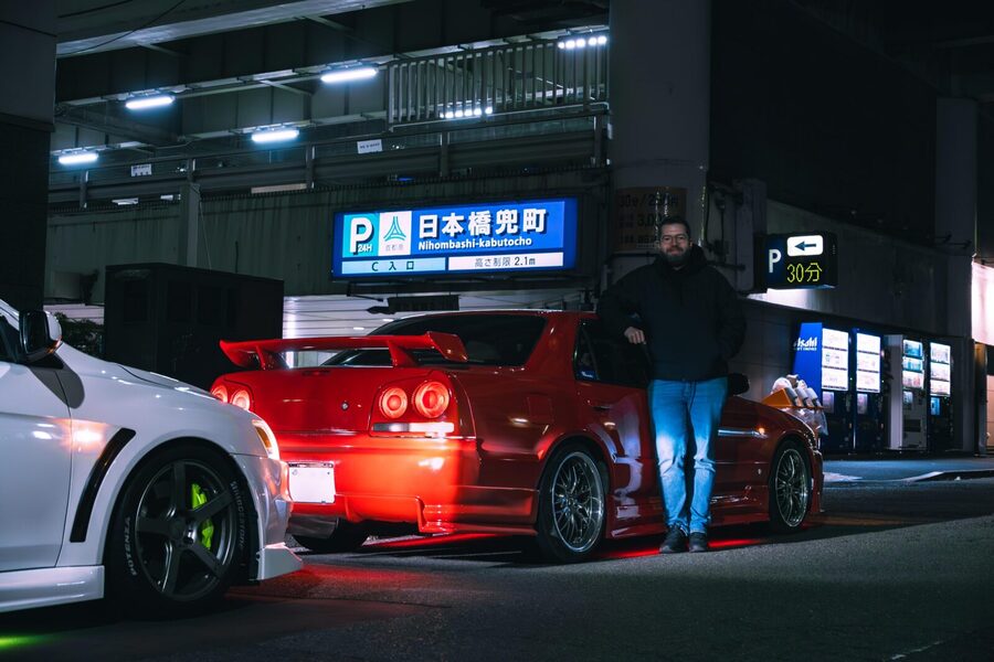 Daikoku: R34 Skyline Night Private JDM Daikoku Experience - Rainbow Bridge and the return through Tokyo