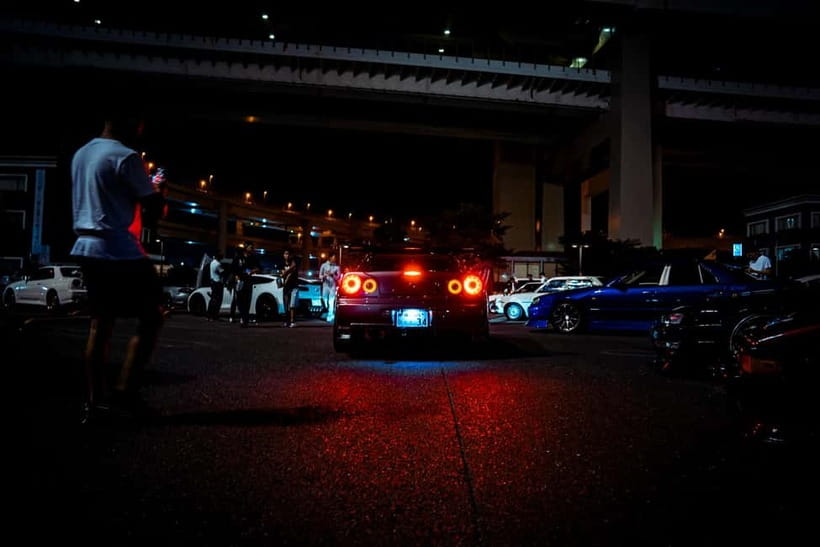 Daikoku & Tokyo JDM Night Tour in R34 or TopSecret R35 GT-R - A possible late-night alternative: Umihotaru and Tokyo Tower