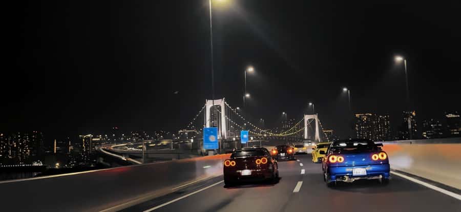 Daikoku & Tokyo Private JDM Tour by 700HP R34 GT-R - The R34 GT-R is the real attraction