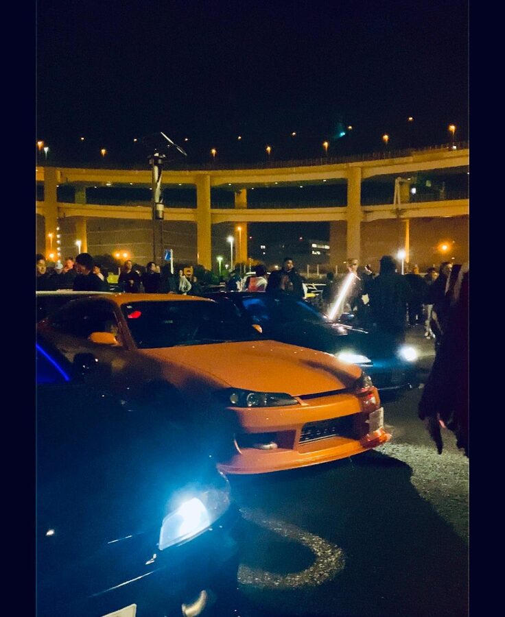 EVO, WRX, Skyline – JDM Night Run to Daikoku Car Meet - Rainbow Bridge and Tokyo Tower after dark