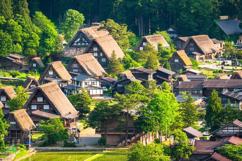 From Nagoya: Gujo, Hida Takayama, and Shirakawa-go Day Tour - Gujo Hachiman, where water runs beside the houses