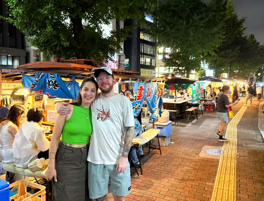 Fukuoka: Nakasu Food Stall Private Guided Tour with Tastings - What happens at the first stall