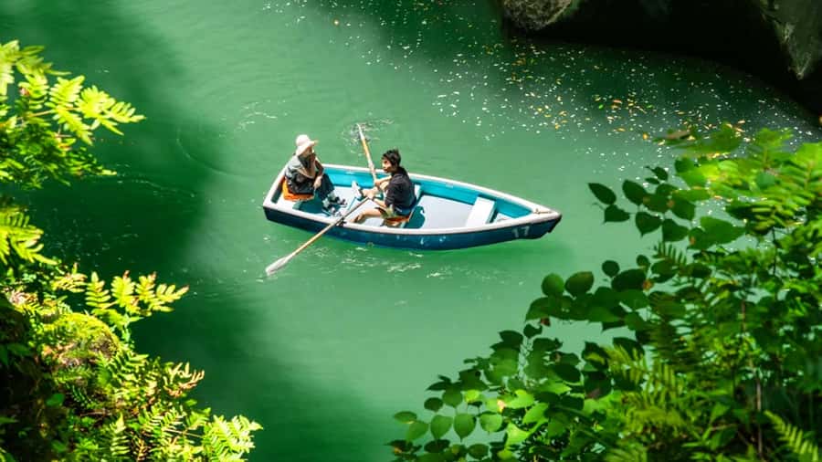 Fukuoka: Takachiho Gorge & Scenic Railway One Day Tour - Amano Yasugawara and the story of Amano Iwato