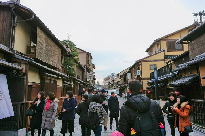 Full Day Guided Tour to Kyoto and Nara from Osaka by Van - Gion for streets, lunch, and free time