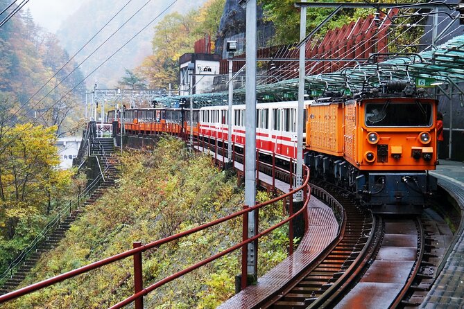 Full Day Tour to Kurobe Gorge and Unazuki Onsen from Kanazawa - Unazuki Onsen before the train