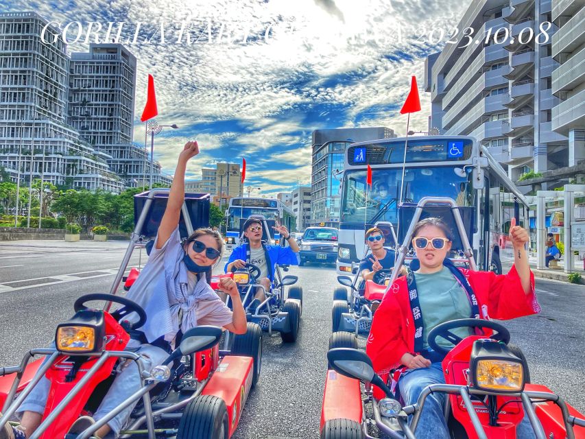 Gorilla Kart Tour-Plenty of Time Slots|Many Great Views - Driving a go-kart through Naha