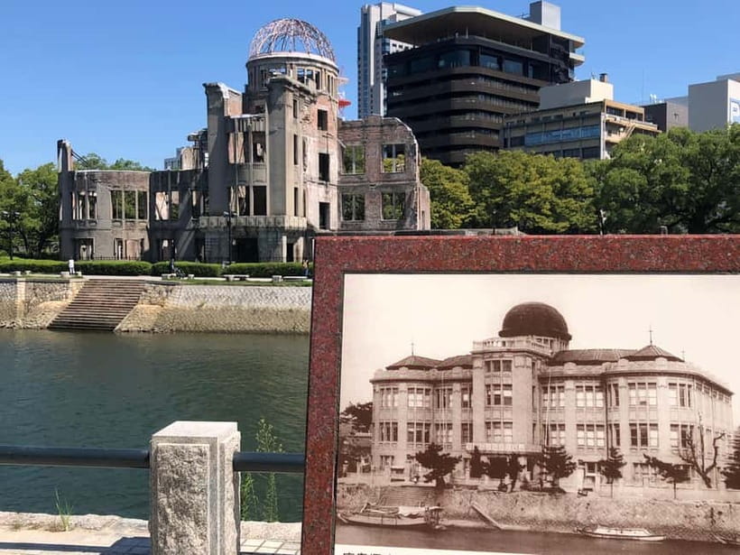 Hiroshima: City and Miyajima Bike and Boat Tour - Hiroshima Castle and the city before 1945
