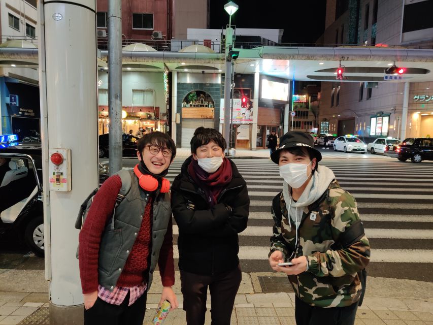 Hiroshima: Food and Culture Guided Walking Tour with Dinner - Nagarekawa Dori after dark
