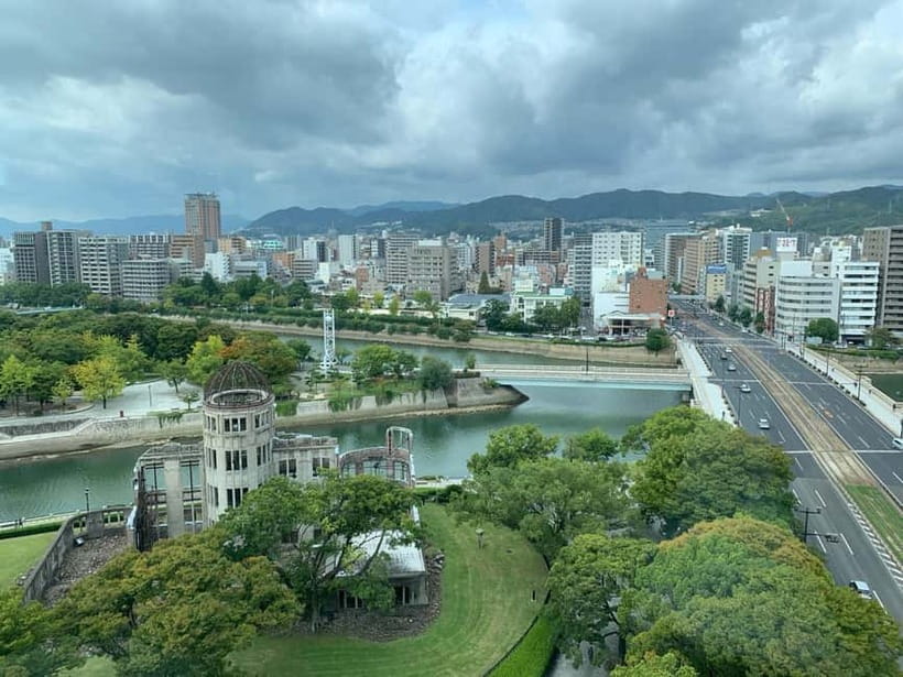 Hiroshima: History of Hiroshima Group Walking Tour - Prayer Fountain and the walk through open memorial spaces