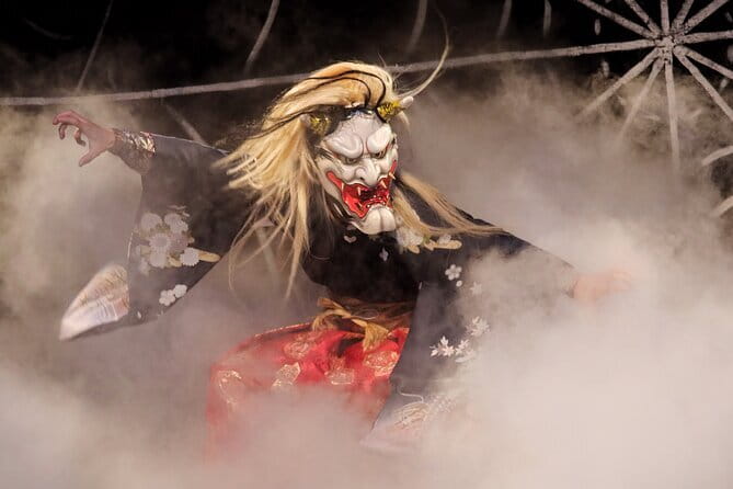 Hiroshima Kagura Performance Entry Ticket - Music, masks, and movement on stage
