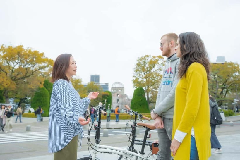 Hiroshima: Peace Cycling Tour with Local Guide - The 3-hour route: from castle grounds to Peace Boulevard