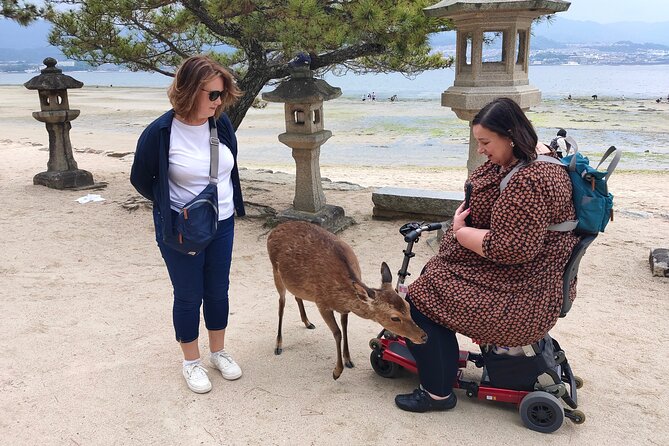 Hiroshima Private Tour: Best Highlights in a Day - Itsukushima Shrine Torii gives Miyajima its famous view