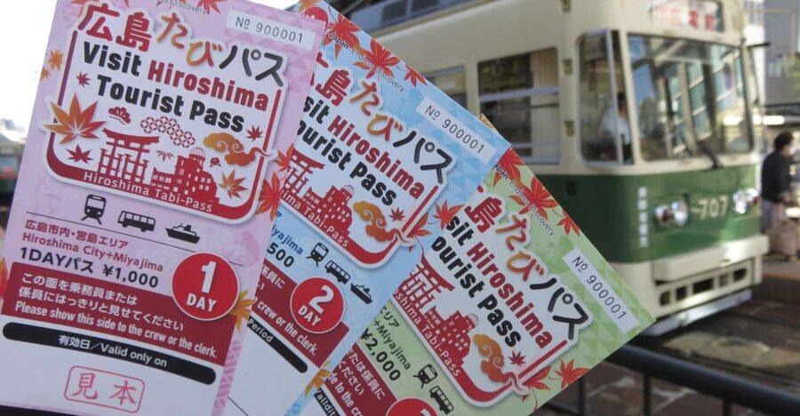 Hiroshima:Visit Tourist Pass(1, 2, 3day and 3day middlearea) - Reaching the Atomic Bomb Dome by streetcar