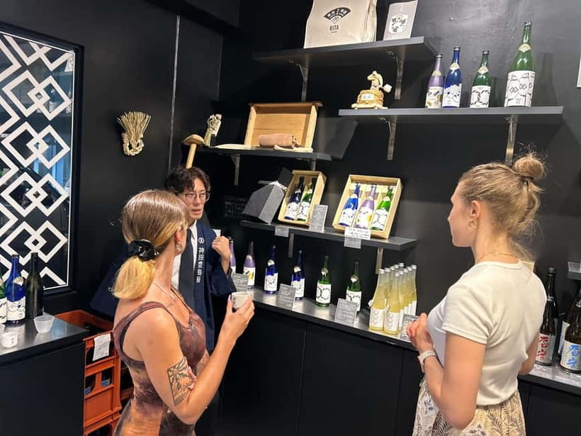 Historic Kanda Sake Tasting at Tokyo’s Oldest Shop (1596) - Seven small pours, with room to compare