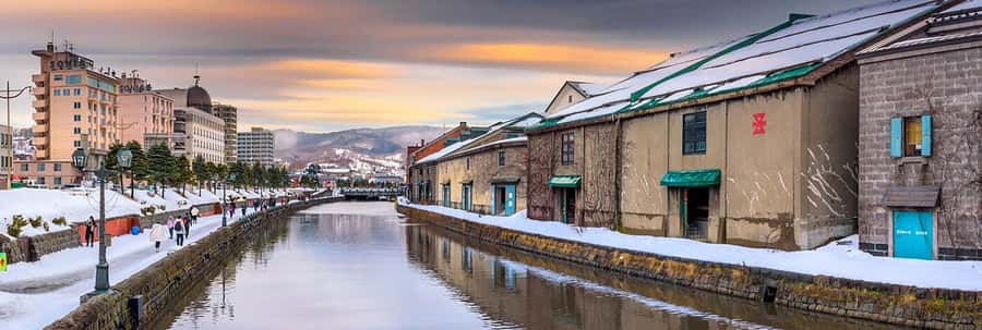 Hokkaido, Sappro, Otaru & Cape Kamui One-day Tour - December to March: snow activities and evening lights
