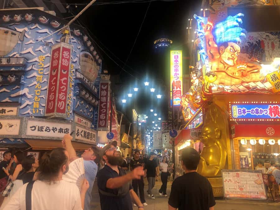 Hungry Osaka Street Food Tour: 15 Dishes & 3 Drinks - Oden, udon, dessert, and the final drink