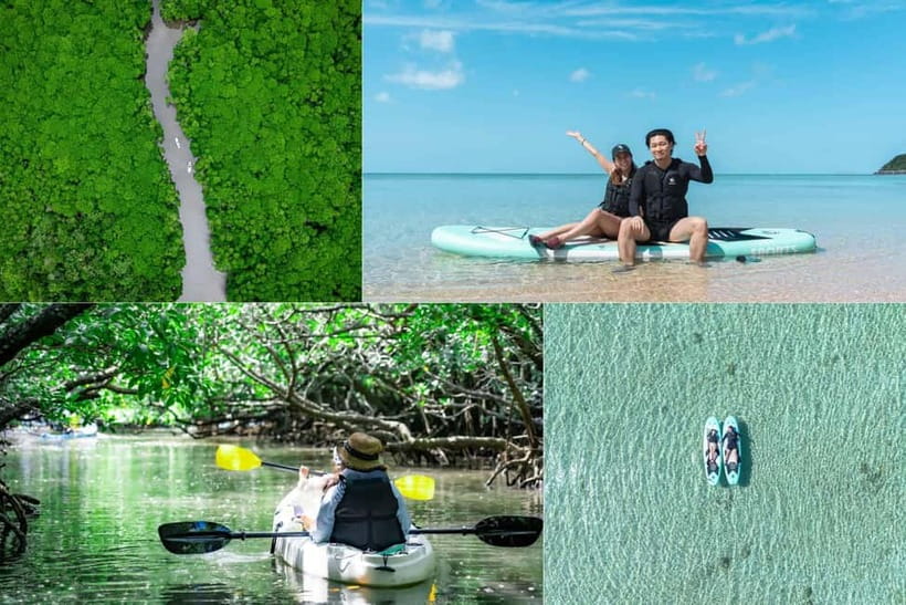 Ishigaki:Mangrove&Sea SUP/Kayak Tour with SLR&Drone footage - Paddling into Fukidogawa’s Mangroves