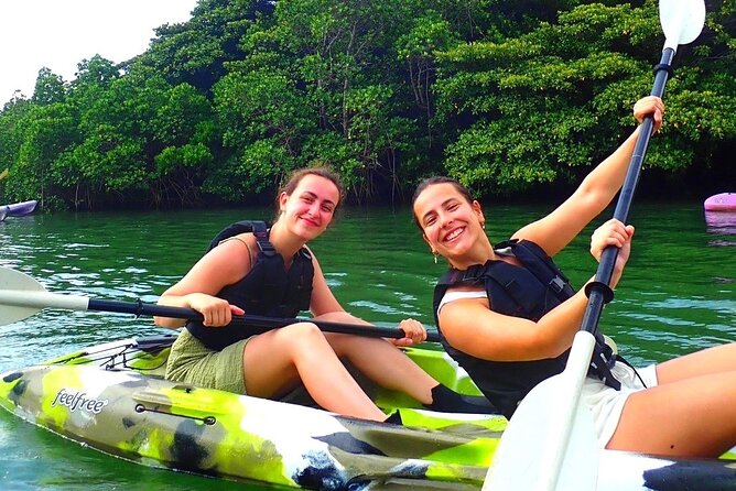 [Ishigaki]Mangrove SUP/Canoe + Blue Cave Snorkeling - Pickup, showers, photos, and language support