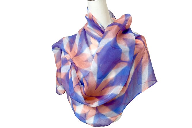 Itajime Shibori Scarf Class - How to fit it into a Kyoto day