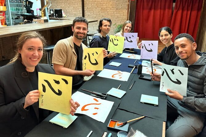 Japanese Calligraphy - Shodo - Lesson (near Kyoto Station) - What the $50.40 price includes