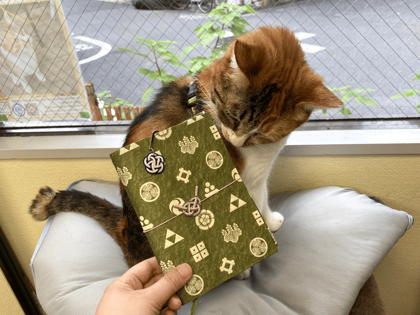 Japanese paper Notebook and Mizuhiki Belt Bookmark Workshop - Building the A6 cover and pages