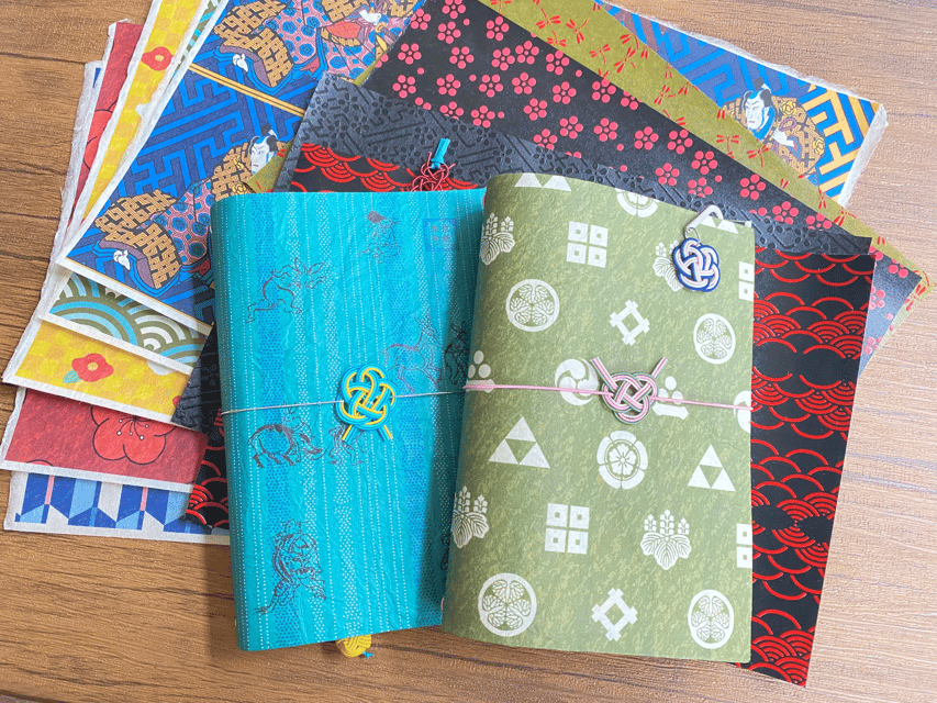 Japanese paper Notebook and Mizuhiki Belt Bookmark Workshop - The instructor’s patient teaching style