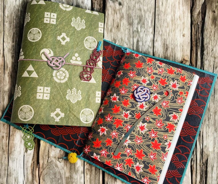 Japanese paper Notebook and Mizuhiki Belt Bookmark Workshop - How the $113 price works out