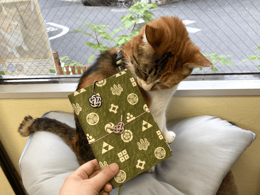 Japanese paper Notebook and Mizuhiki Belt Bookmark Workshop - Three Mizuhiki knots with a purpose