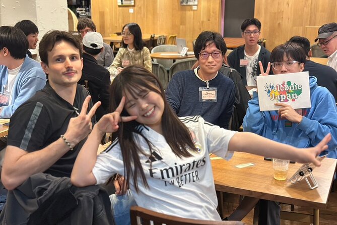 Japanese Speaking Experience Meet the locals Friend Cafe Shibuya - The sound level and pub setting