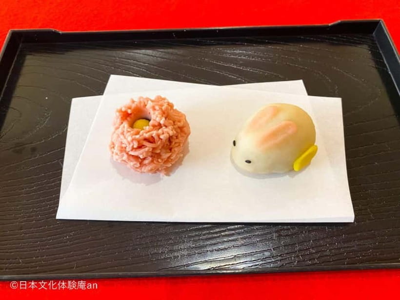 Japanese Traditional Sweets ''Nerikiri'' making - The Flower Shape: A Gentle First Step
