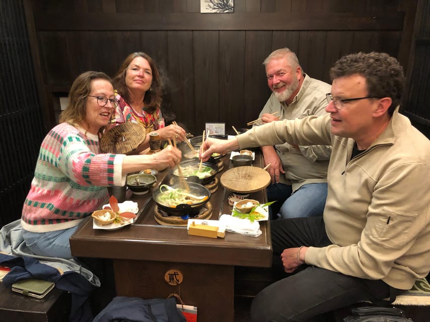 Kanazawa Night Tour With Full Course Meal - The 7 p.m. dinner and one included drink