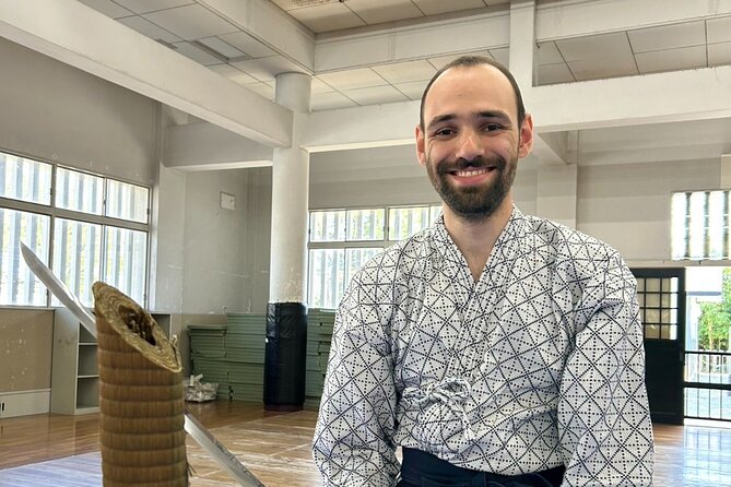 Kendo and samurai experience in Kyoto - The tatami-cutting issue needs careful attention